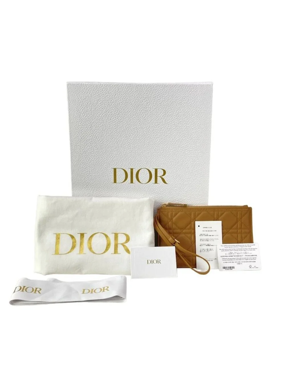 Dior Tote Bag Toujours Medium Light Brown Macro Cannage